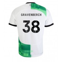 Camiseta Liverpool Ryan Gravenberch #38 Visitante Equipación 2023-24 manga corta
